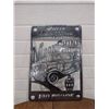 Image 1 : white lightning metal sign