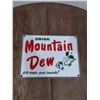 Image 1 : mountian dew tin sign