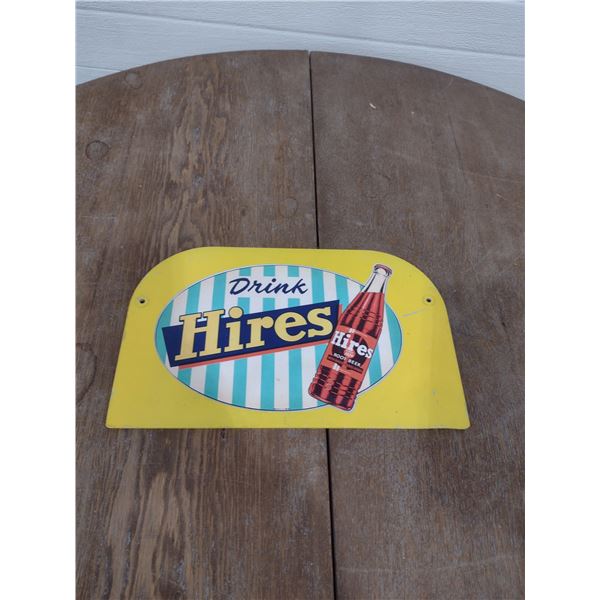 Hires metal sign