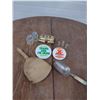 Image 1 : wooden butter ladle and assorted other items