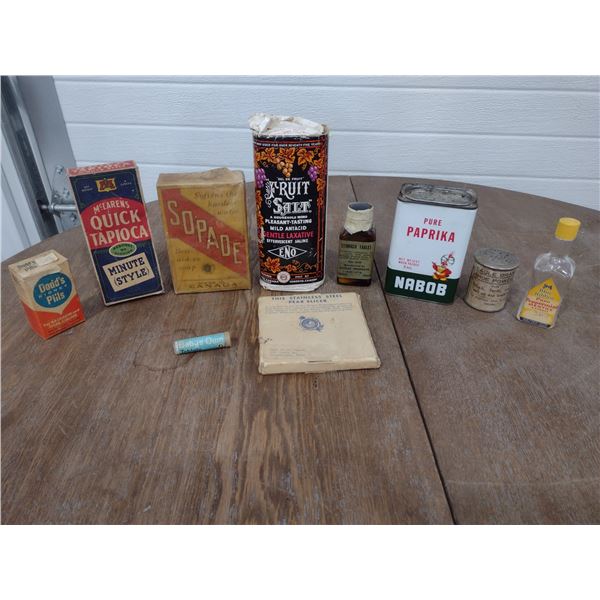 Antique kitchen items. many full