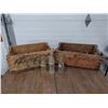 Image 1 : 3 antique coke bottles and 2 wooden Coca-Cola crayes