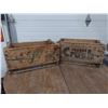 Image 1 : 7up and orange crush wooden crates