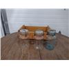 Image 1 : 3 perfect seal jars and wooden bc fruit crate