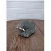 Image 1 : original stone carving of a musk ox