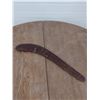 Image 2 : boomerang with carvings