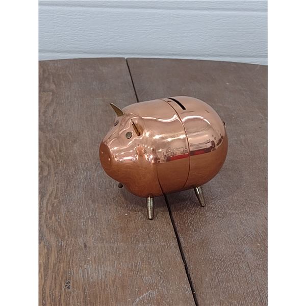 Copper piggy bank