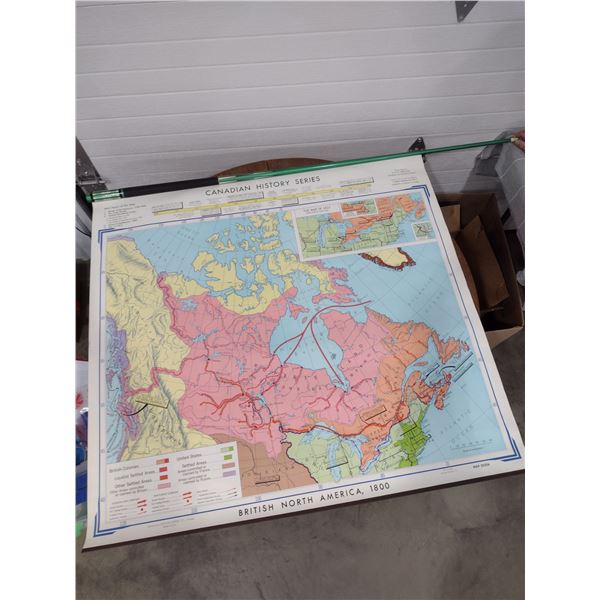 British North America 1800 map