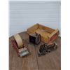 Image 1 : antique shipping tools in wooden crate
