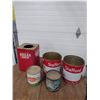 Image 1 : Collection of tin pails