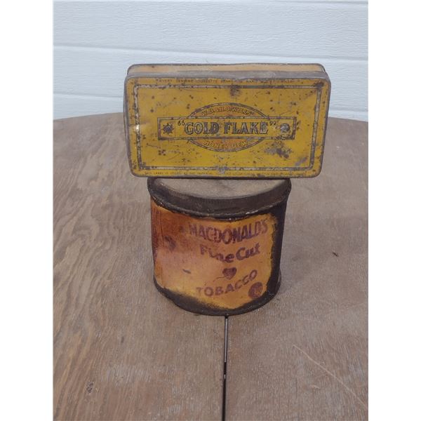 cigarette & tobacco tins