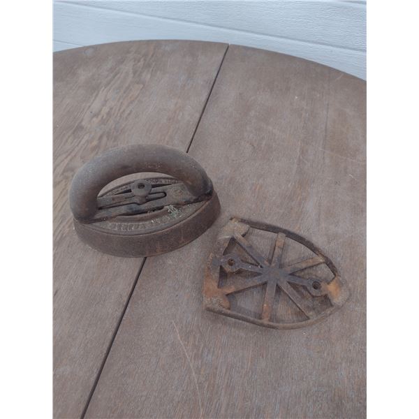 Clothes iron with stand