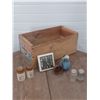 Image 1 : Misc items in wooden crate