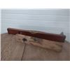 Image 1 : two wooden carpenter levels