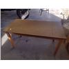 Image 2 : wooden table with two drawers