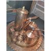 Image 2 : Turkish Copper Coffee Set, Plates A