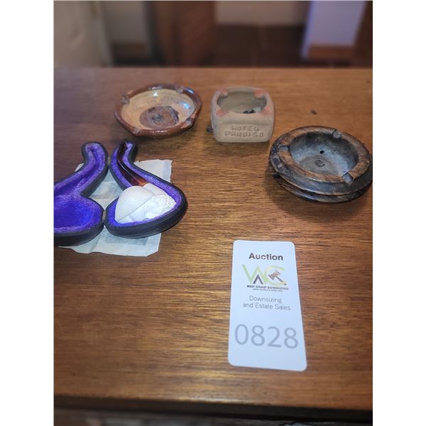 Meerschaum Pipe, Ash Trays A