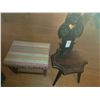 Image 10 : Carved Chair, Stool A