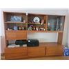 Image 2 : Vintage Teak Wall Unit c1970 C