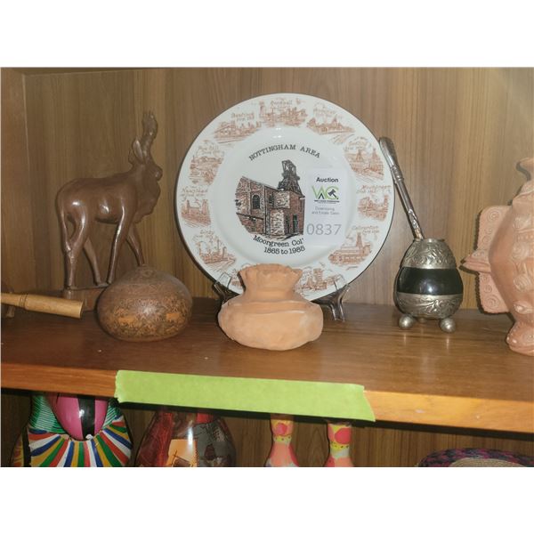 Pottery, Carvings A