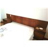 Image 2 : Vintage Teak Headboard Table Unit C