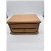 Image 1 : wooden jewelry box with contents