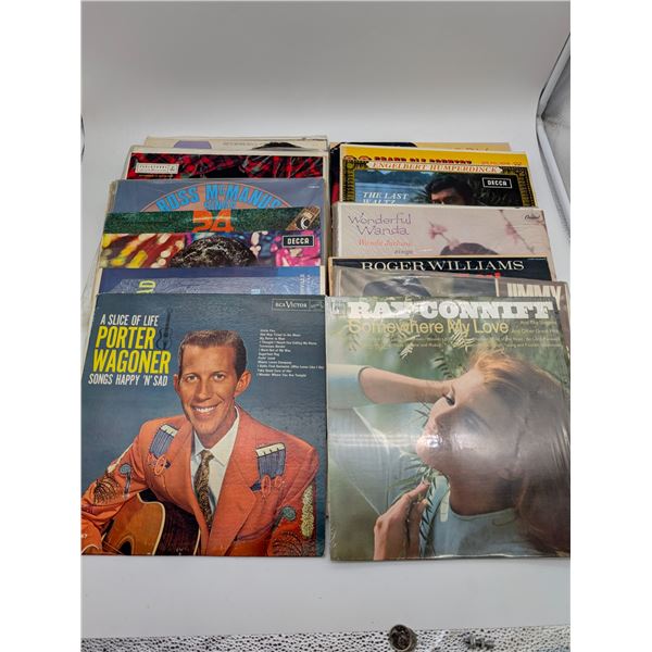 Assorted collection of vinyl records