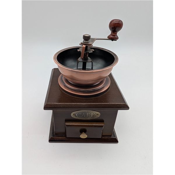 Metal and wood Coffee Grinder