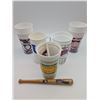 Image 2 : Baseball Themed Cups, and mini bat
