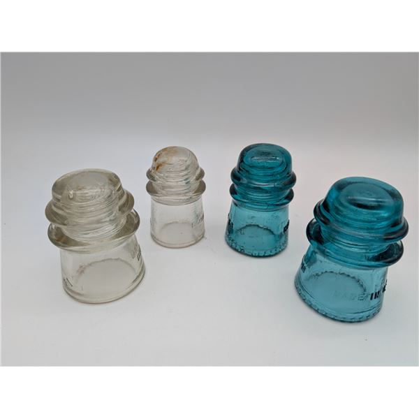 Vinatge Glass Hemingray no.16 Insulators