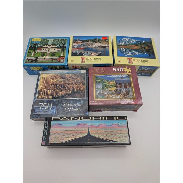 Collection of vintage Puzzles