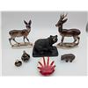 Image 1 : Ceramic animals and perfume bottles