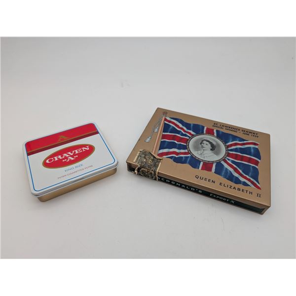 Vintage Cigarette Tins