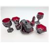Image 1 : Vintage Avon Cape Cod Ruby Red Glassware