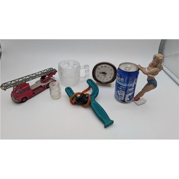 Collection of "man cave" items