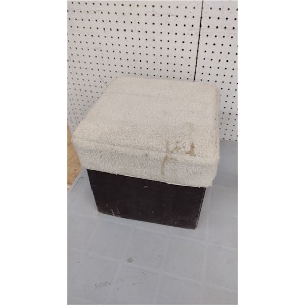 Stool and Kids Toy Trunk w/ Toys Inside