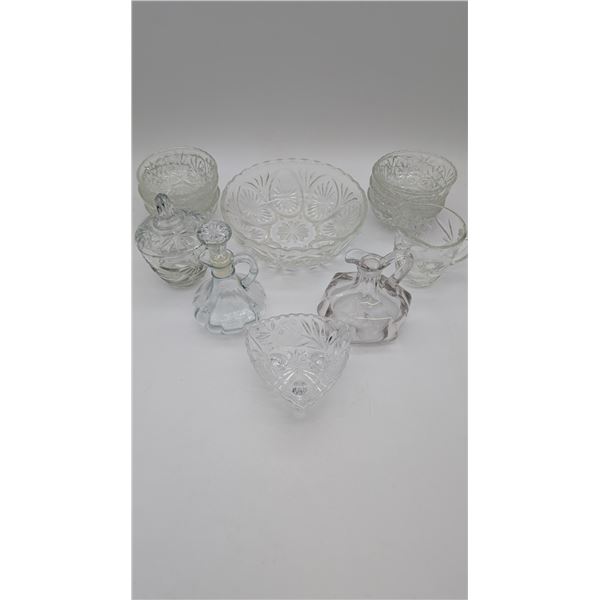Pinwheel Glass bowls and dishes
