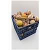Image 1 : Milk crate full of Baseballs