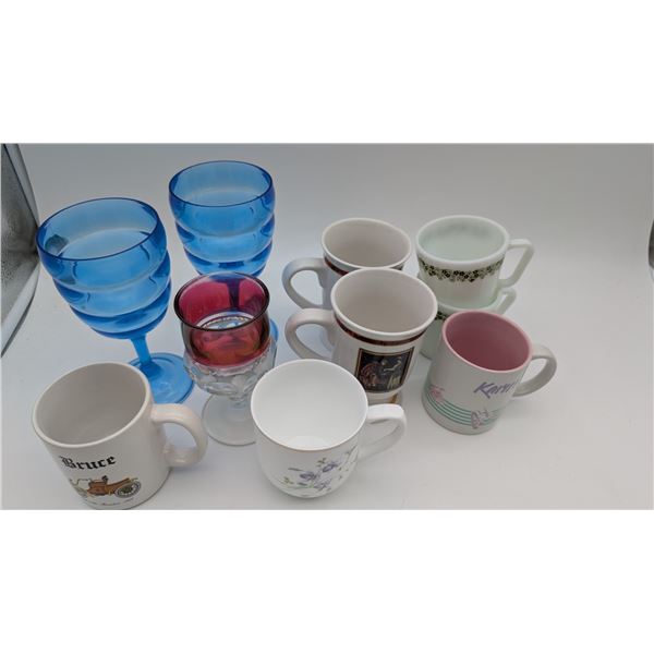 Assorted Collection of glass and drink ware