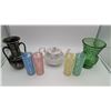 Image 1 : Assortment of glasses and vases