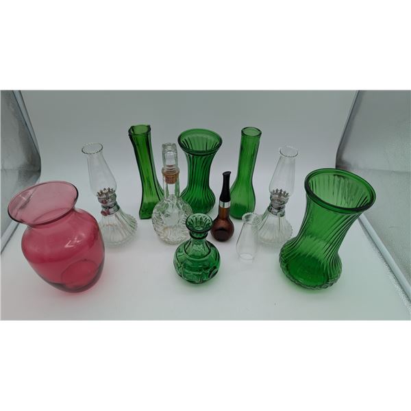 Vinatge Gleen Glass Vases