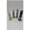 Image 1 : Set of Vintage Onyx Marbel Candel Holders
