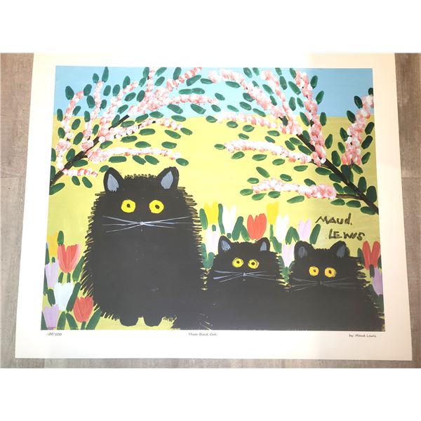 Maud Lewis "Black Cats"