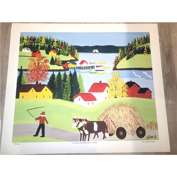 Maud Lewis " A View of Sandy Cove" A