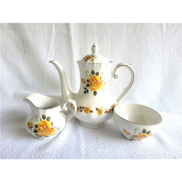 Ridgeway 'Golden Rose' Coffee Service  A