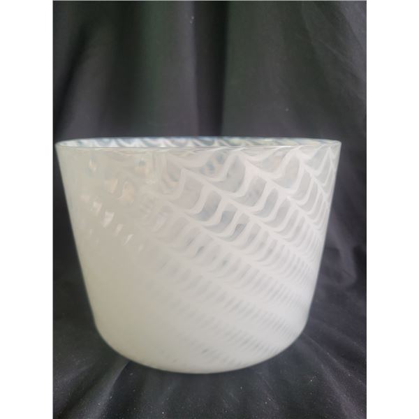 Signed Art Glass Bowl A