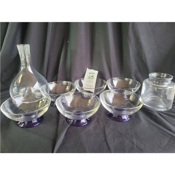 Geroge Jensen Decanter & Glassware A