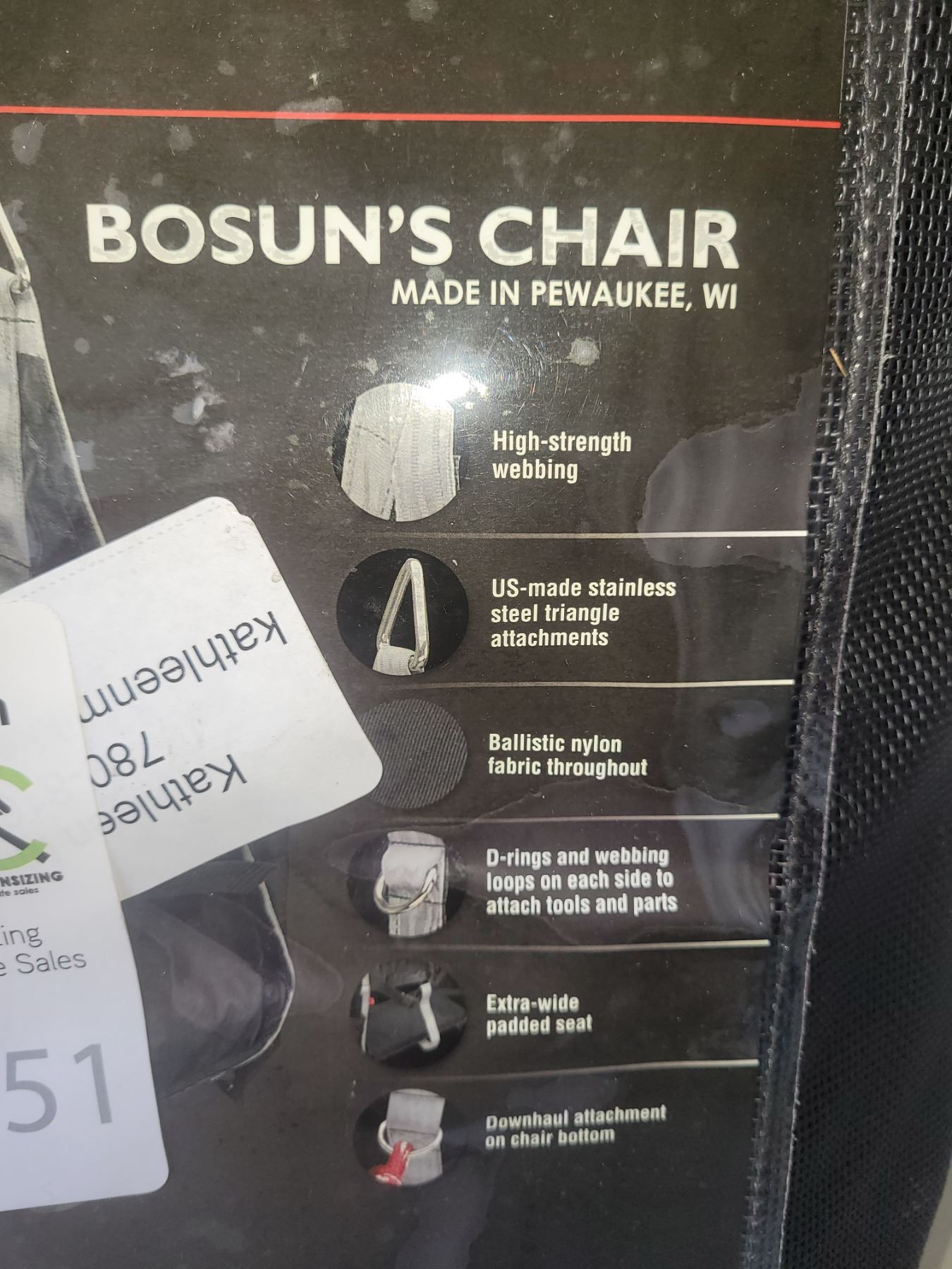 Bosuin Chair Bosun's Chair B