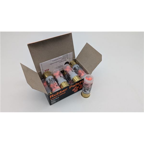 Sterling 12 gauge rubber buckshot ammo