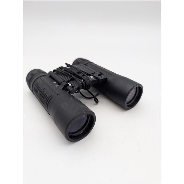 Bushnell 10x25 black pocket binoculars.